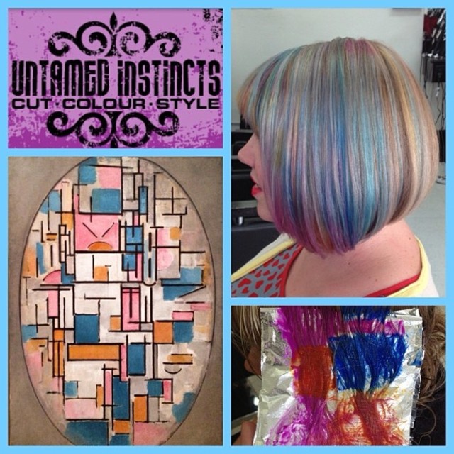 MONDRIAN Hair Colour Design