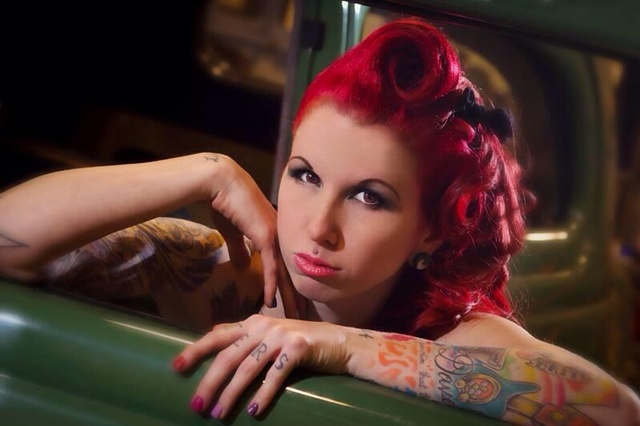 Hot Rod Pin Up
