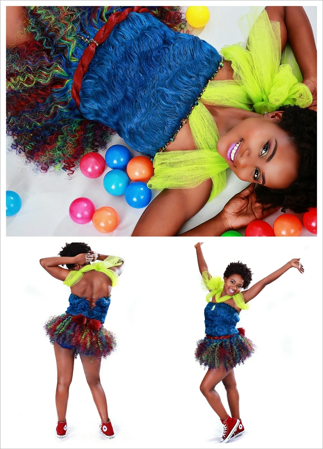 Fairy Glam mother Dress Made of hair