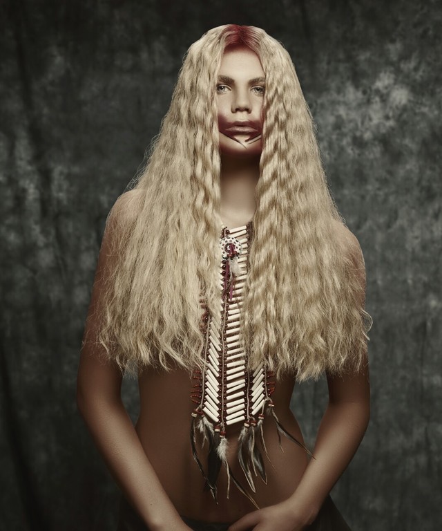 DIVINITY  by Simone Jade Menenti, è Salon. Photography by Simon Everiss. Makeup by Chereine Waddell. Styling by è Salon Creative