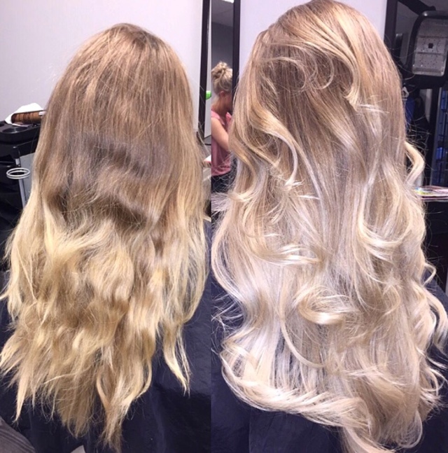 Balayage with Olaplex