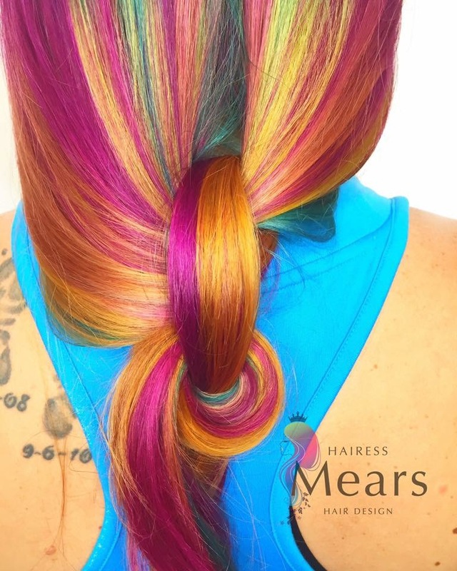 November gemstones/birthday hair.