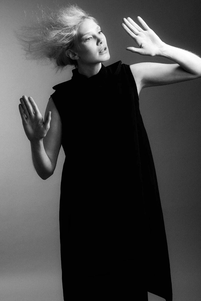 "Black Lilium" HUF Magazine; Hair &Mu: Walter Fuentes; Photo: Sergio Garcia; Styling: Jamie Gorden; Muse: Kelly Gillespie