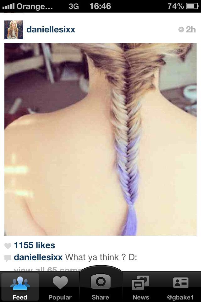 angelic dip dye