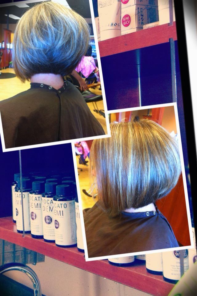 angled bob