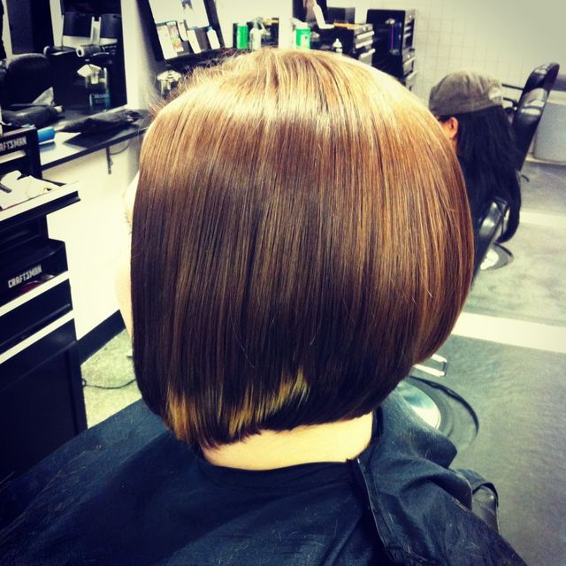 angled bob