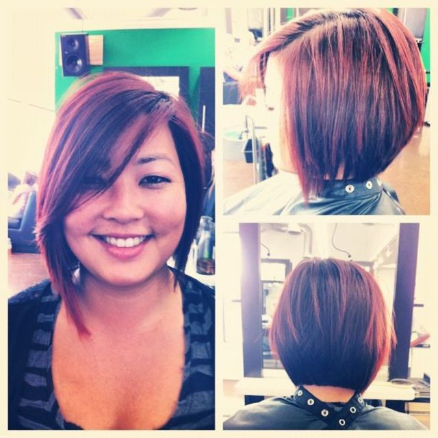 asymmetrical bob