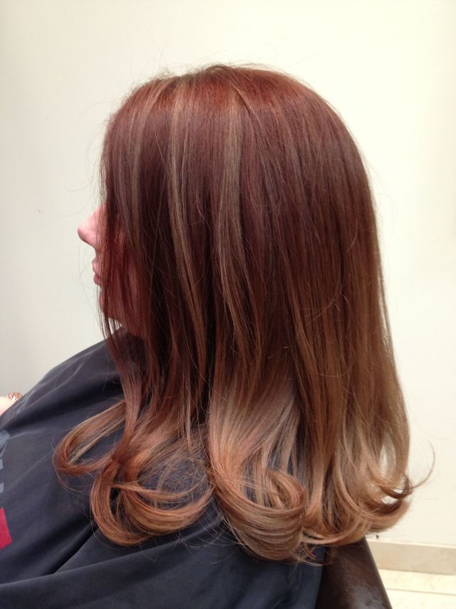 auburn ombré 