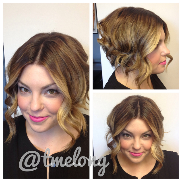 Balayage Bob on the beautiful Ellen