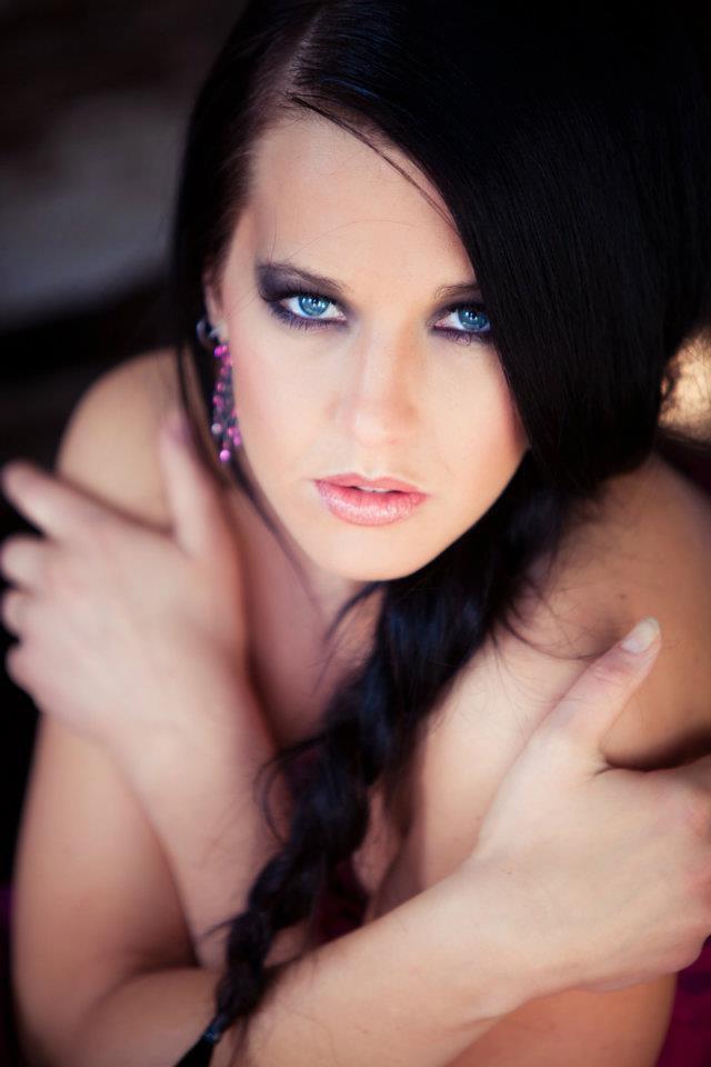 Danicas Side Messy Braid for a Photo Shoot