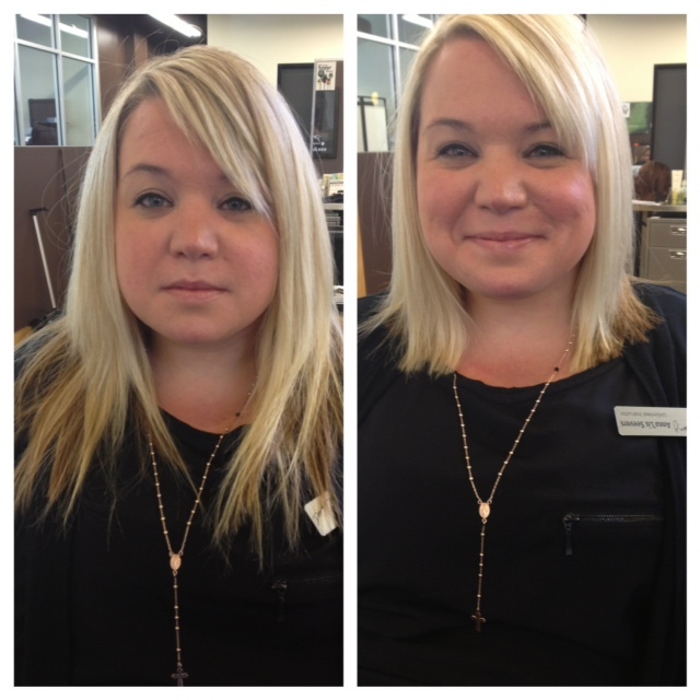 Before and After, with highlight