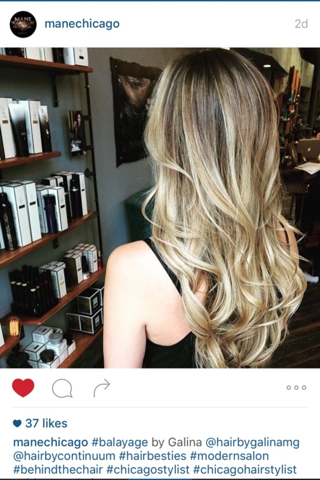 Continuum Colorist Shoutout to Mane Salon in Chicago! Gorgeous Balayage and Perfect health with the help of Continuum :)