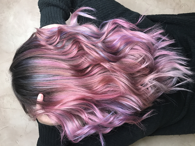 Cotton candy swirl