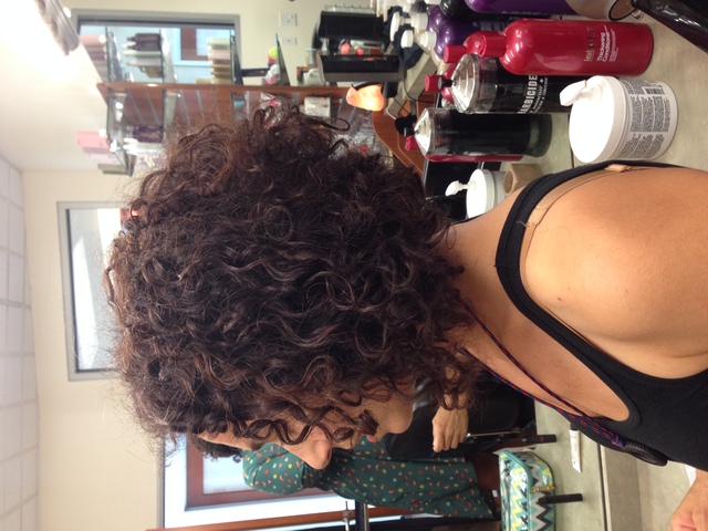 Curly bob
