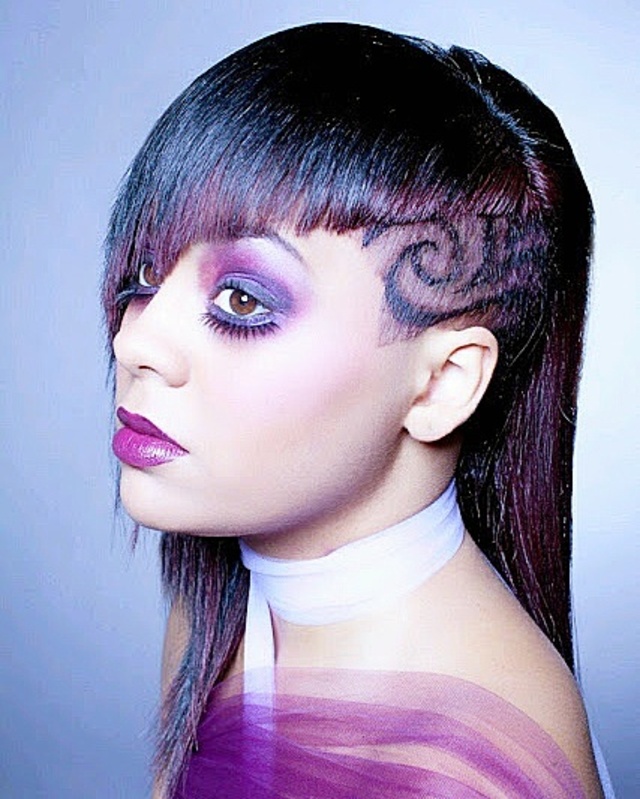 Undercut design long cut and color 