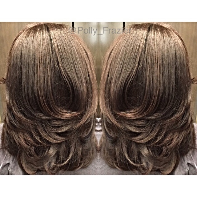 Added RoMaxx into my base color of Pravana's 5N=5Gv 10 volume. Pulled some through the ends right away then the rest at the shampoo bowl for 5 minutes. Finished by adding RoZen and blew dry in. Results are always so shiny and soft.