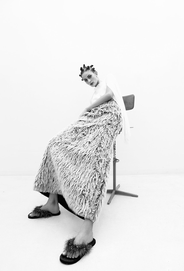 Monika Jablonczky at Visage Moldel Management, photo by Balint Barna