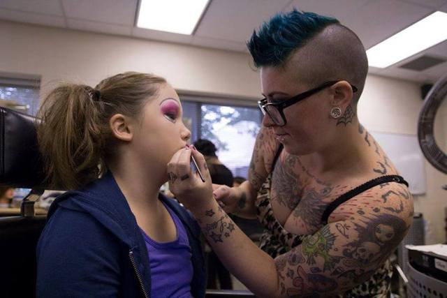 make up challenge photo shoot