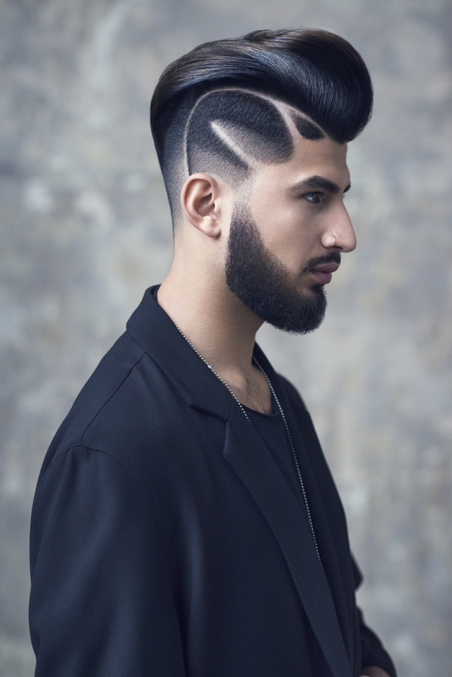 Elias Habibson men's cut
Photo: Mikael Strandh
Makeup: Jeanette Selfin
Model: Hussein Moired