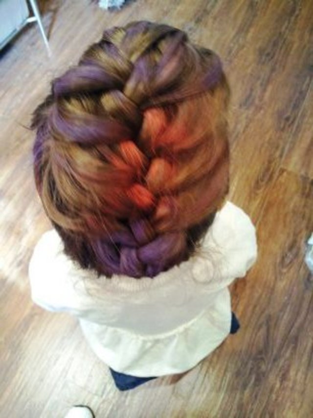 3d color bug braid