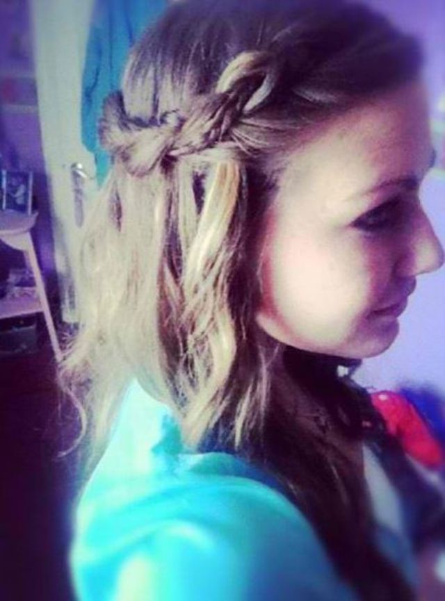 baby braid in big braid