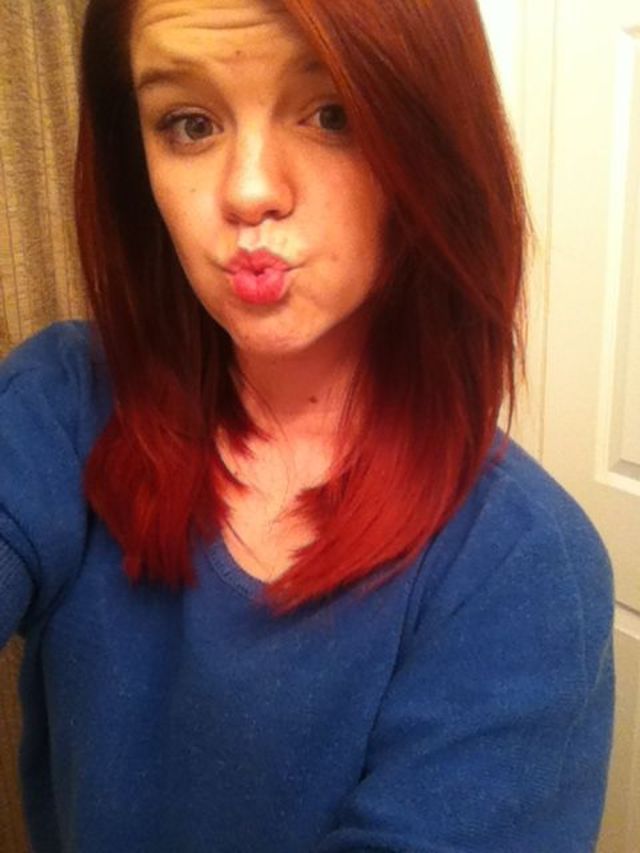 bangs finally grew out 