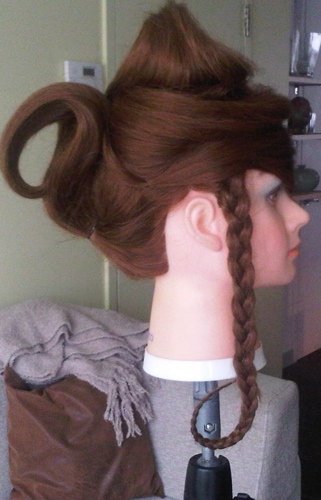 bangstyle updo