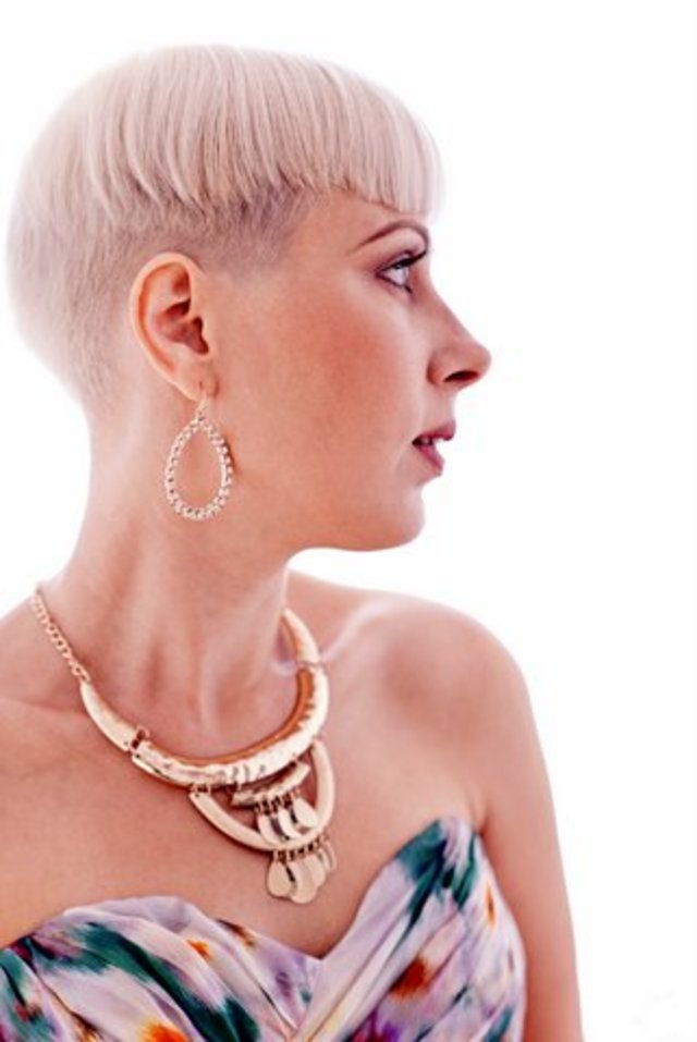 Great Versatile Short undercut Blond pixie Hairstyle for 2014