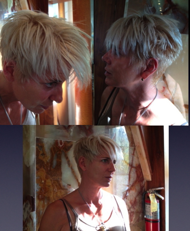 Short styled cut