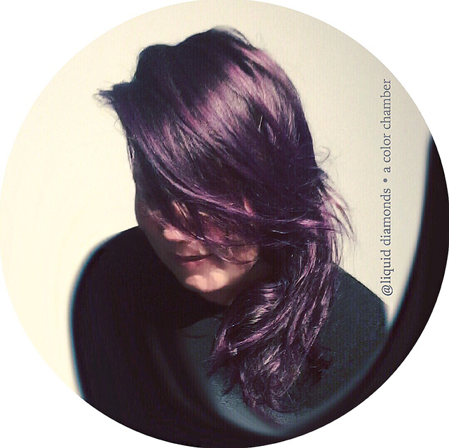 Inky violet & plush-grit style