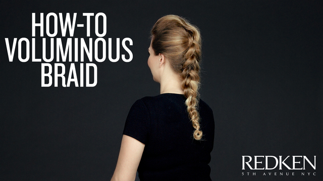 BRAIDED UPDO WITH VOLUME TWIST