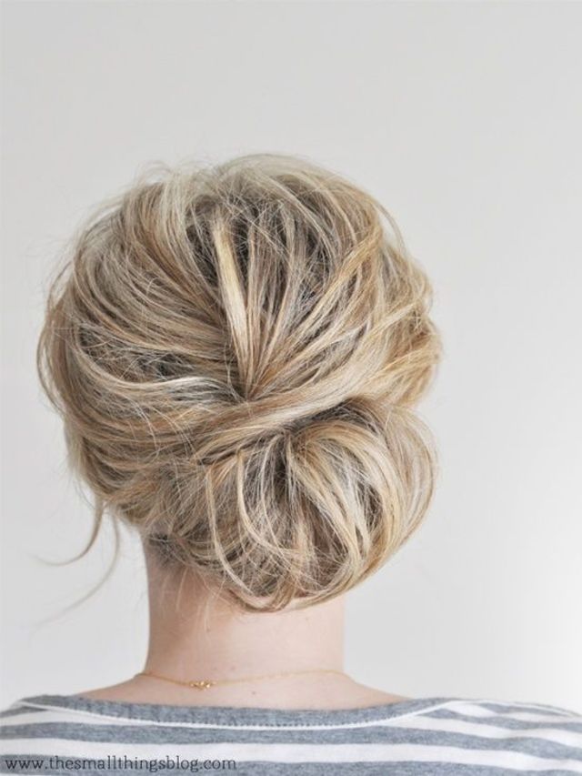 low bun
