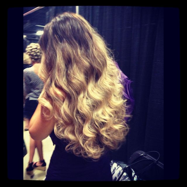beautiful ombré curls