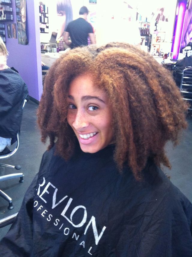 before Brazilian keratin 