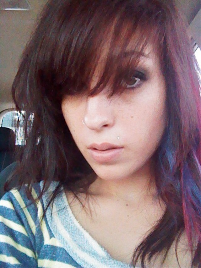 before I chopped my hair off