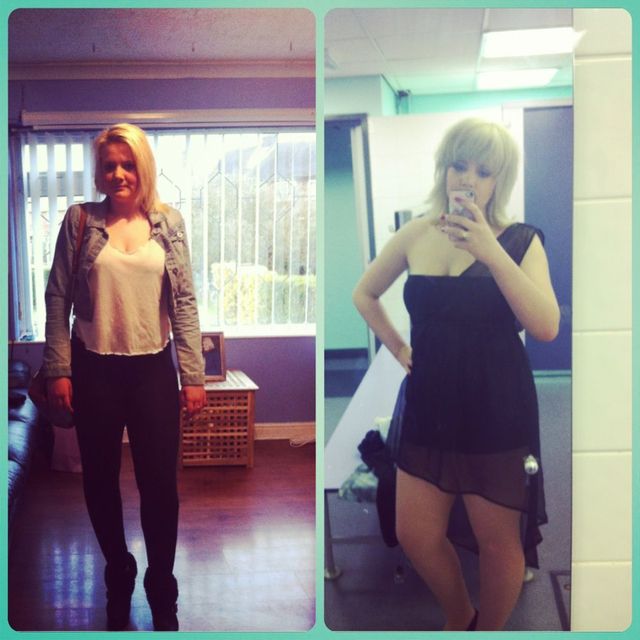 before and after :) 