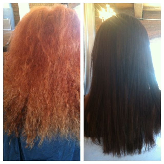 before and after color correction