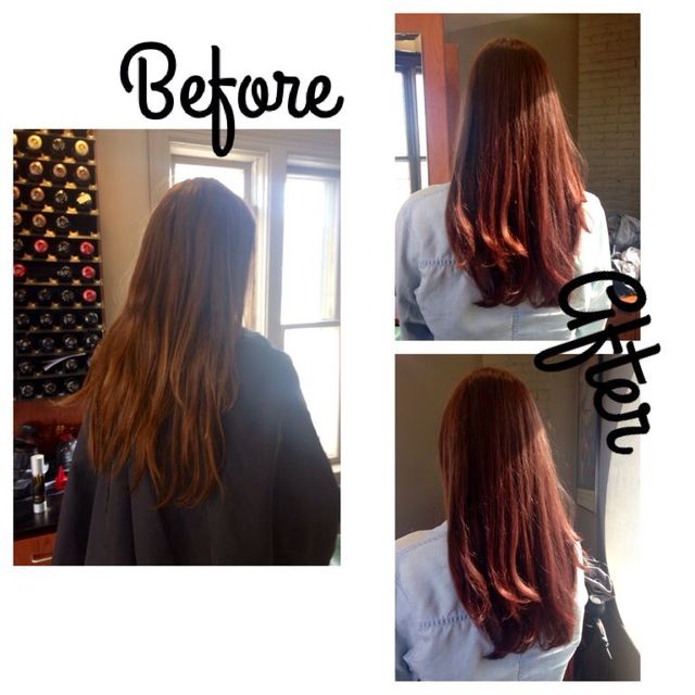 before and after on Ashley