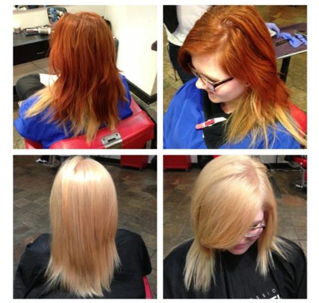 before(top) and after(bottom) color correction 