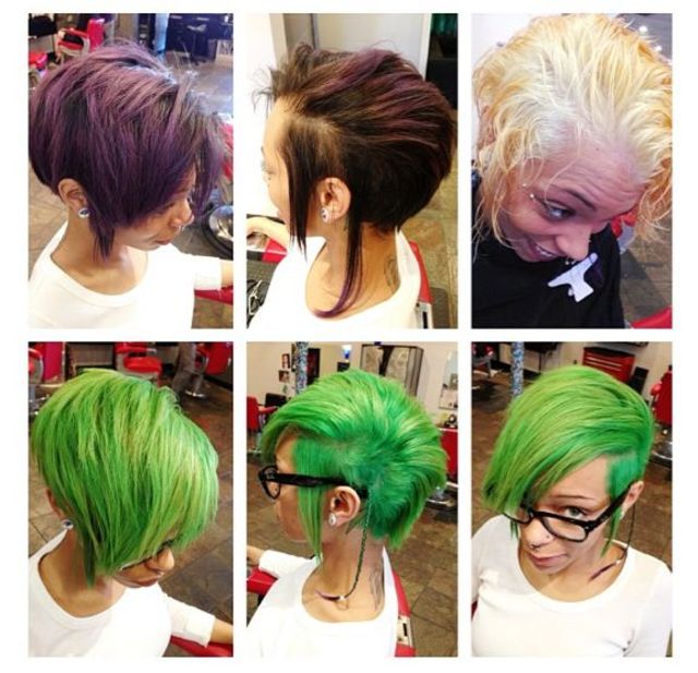 before(top) and after(bottom). lime green!