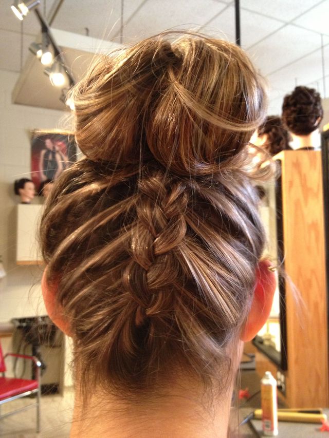 better upside down visible braid