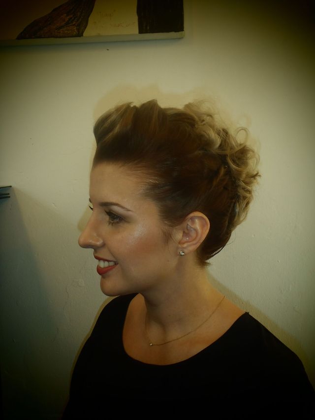 Short Stylish Upstyle - wedding and formal styles Sydney