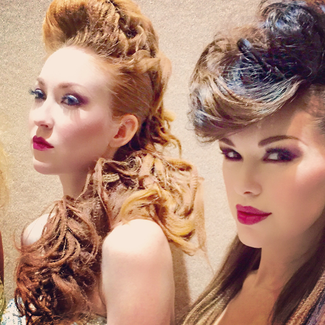 Left hair: Sam Villa Right hair: Sherri Jessee Makeup: Sherri Jessee