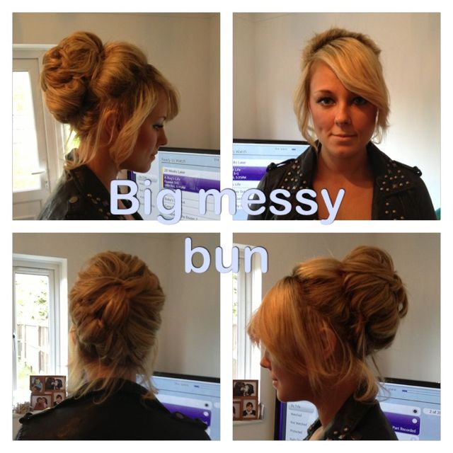 big messy bun