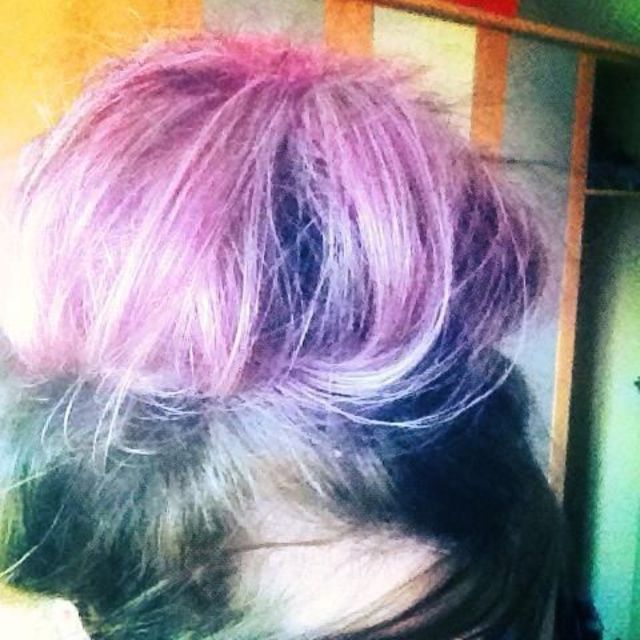 big purple bun