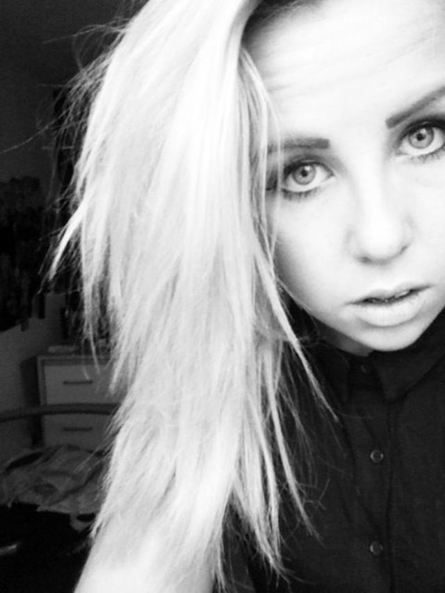 black and white