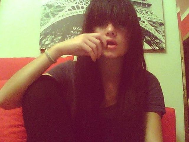 black bangs