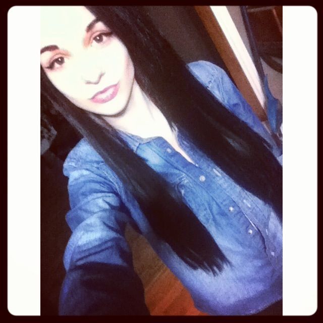 black hair. 