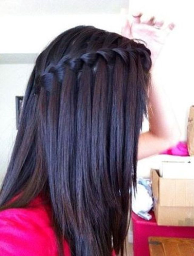 black hair
