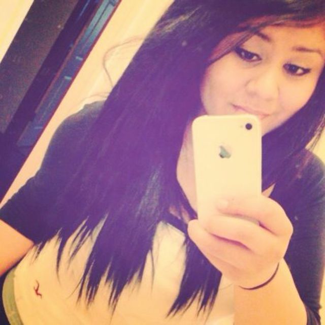 black hair